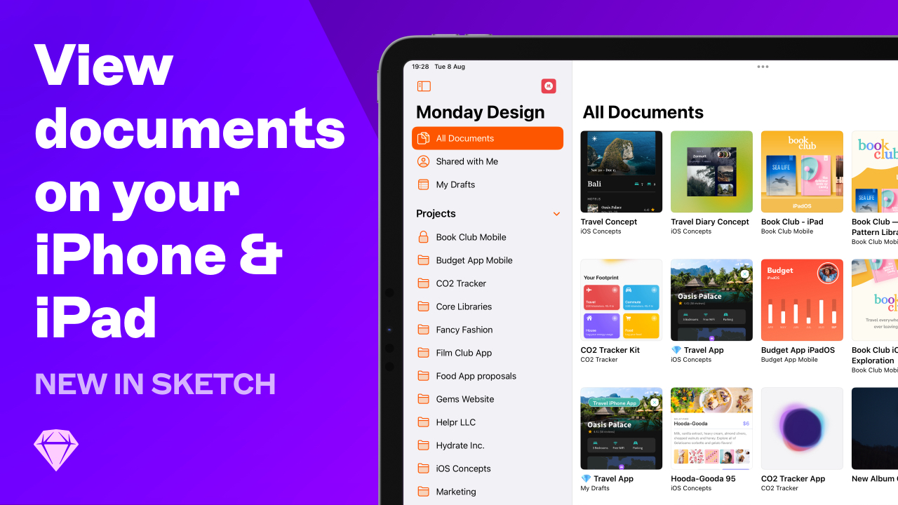 New in Sketch: View documents on your iPhone & iPad