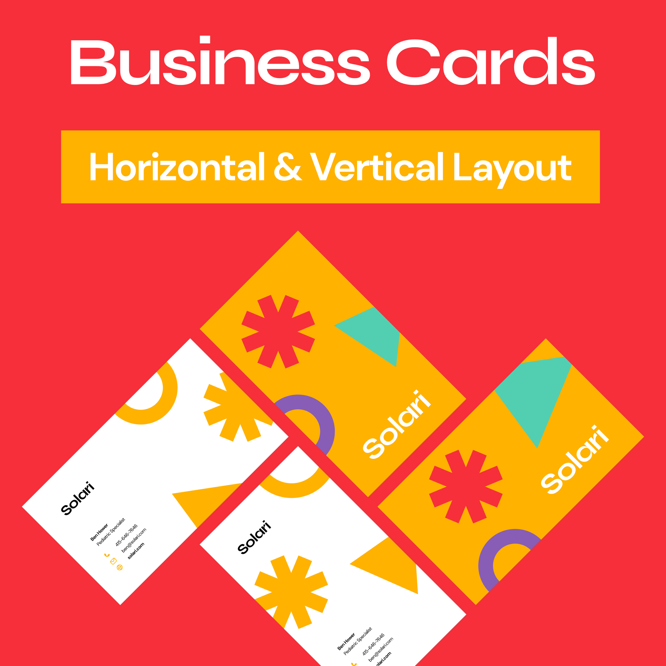 Playful Children Tropical Business Card